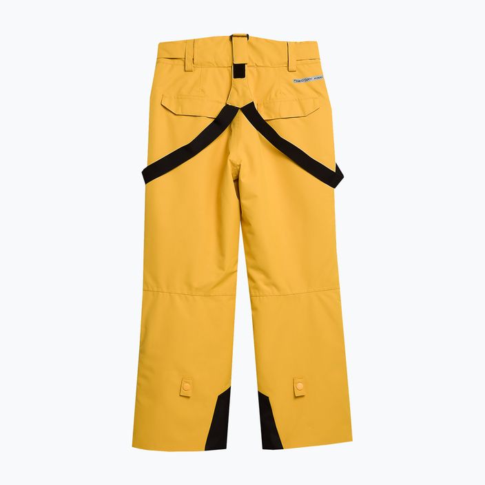 Детски ски панталон 4F M360 жълт 6