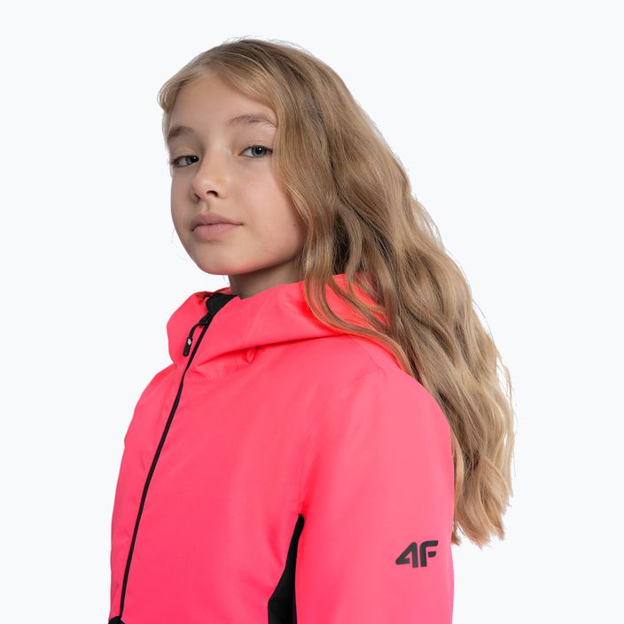 Детско ски яке 4F F292 hot pink neon 4