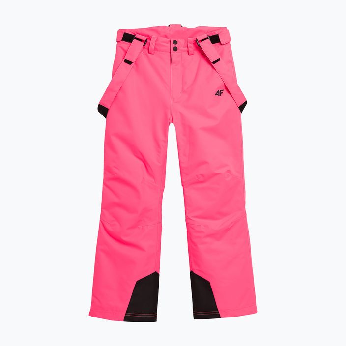 Детски ски панталони 4F F353 горещо розово неоново 7