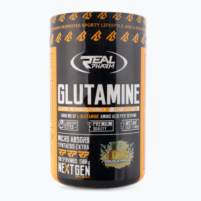 Glutamina Real Pharm aminokwasy 500g ананас 666480