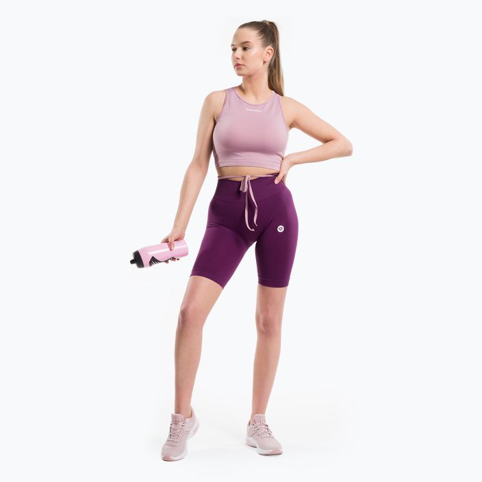 Дамски шорти за тренировка Gym Glamour Flexible Violet 439 2