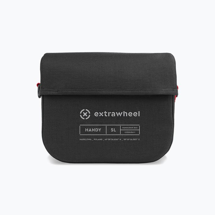 Extrawheel Handy Premium 5L чанта за велосипед с кормило черна E0144