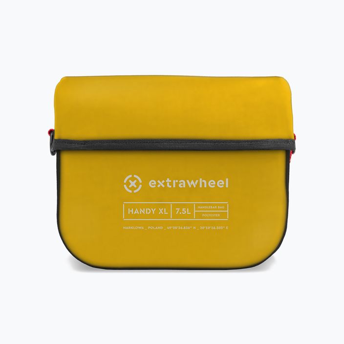 Чанта за кормило Extrawheel Handy XL 7,5L черна/жълта E0153 2