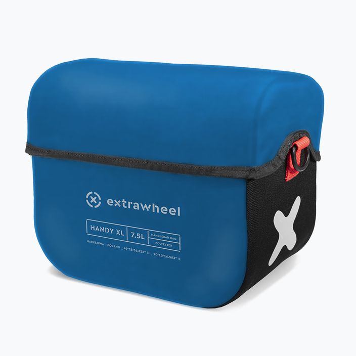 Чанта за кормило Extrawheel Handy XL 7,5 л синьо/черно 2