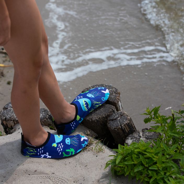 Детски обувки за вода AQUASTIC Aqua blue KWS054 8