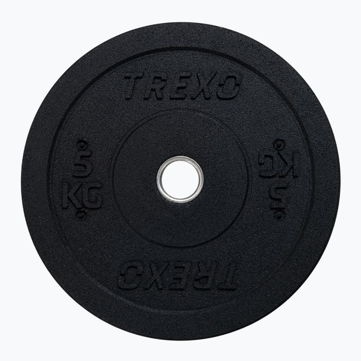 Олимпийска тежест Bumper TREXO черен TRX-BMP005 5 kg 6