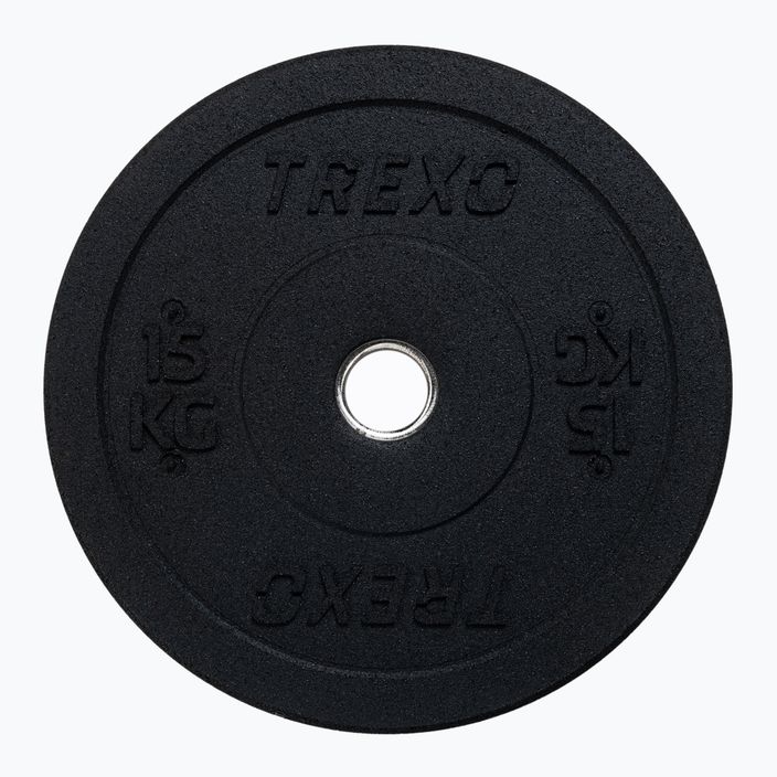 Олимпийска тежест Bumper TREXO черен TRX-BMP015 15 kg 6