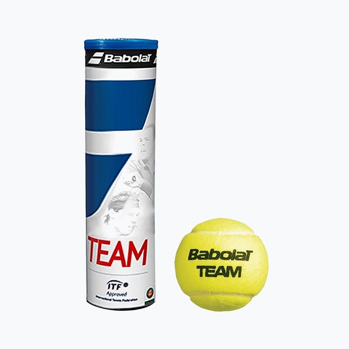 Babolat Team топки за тенис 18 x 4 бр. жълти 502035 4