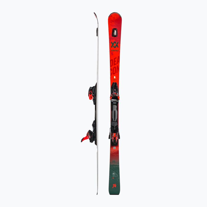 Völkl Deacon 74+RMotion2 16 GW ски за спускане червено/сиво 121151/6977R1.VR 2