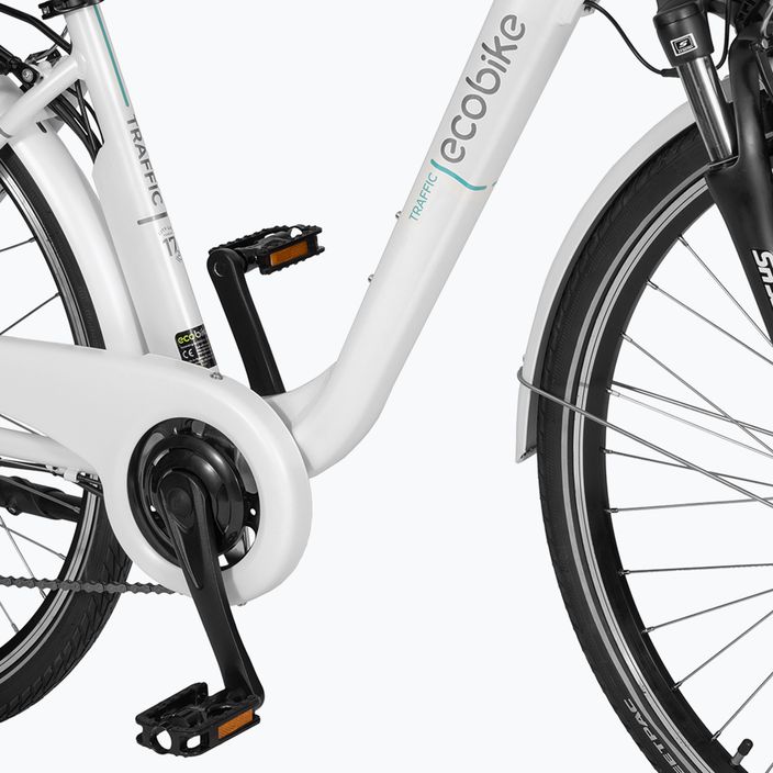 EcoBike Traffic/14.5 Ah Smart BMS електрически велосипед бял 1010105(2023) 12