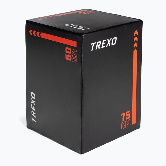 TREXO плиометрична кутия TRX-PB30 30 кг черна 3