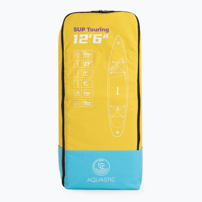 Раница за SUP дъска AQUASTIC Touring 12'6“  yellow