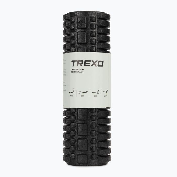 Масажен валяк TREXO Professional Trigger Points 45 cm black 5