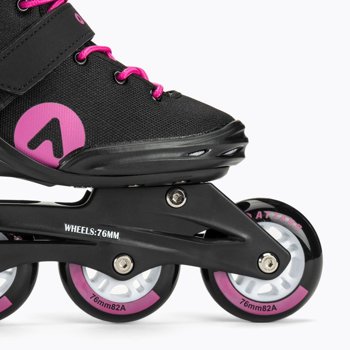 Дамски ролкови кънки ATTABO Cyclone black/pink 12