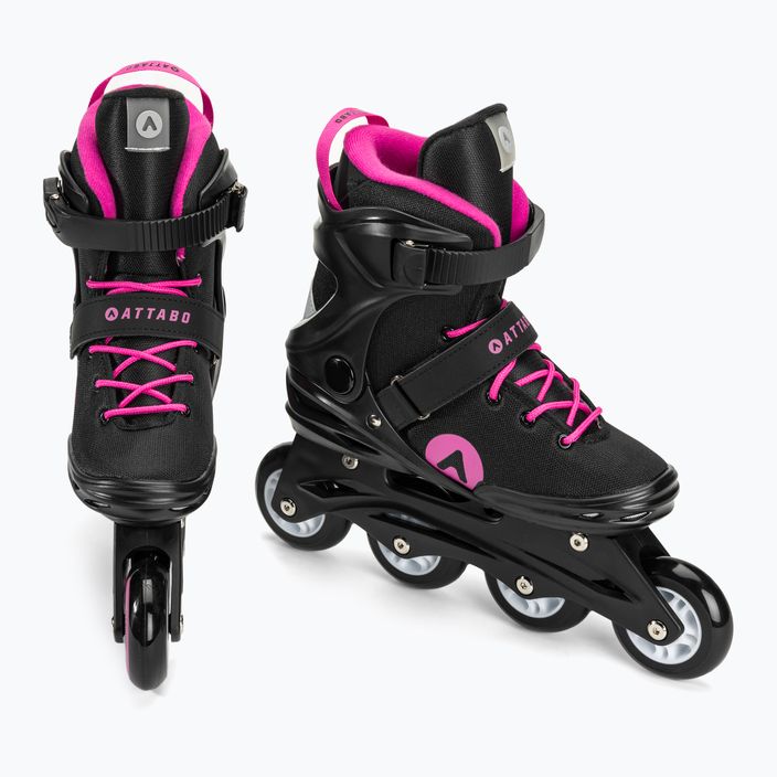 Дамски ролкови кънки ATTABO Cyclone black/pink 16