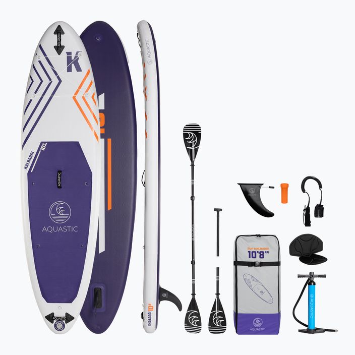 SUP дъска AQUASTIC Kalbarri 10'8“ бяла