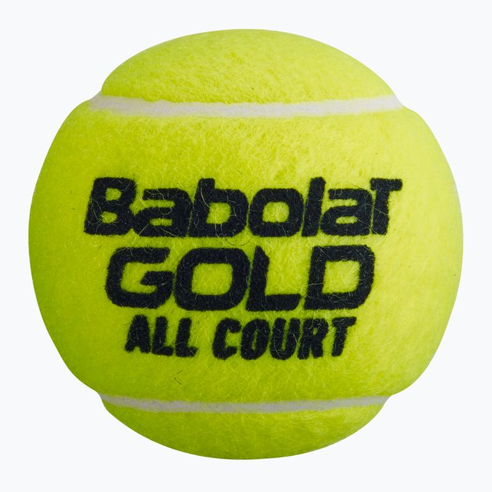 Топки за тенис BABOLAT GOLD ALL COURT 18x4 зелени 502085 3