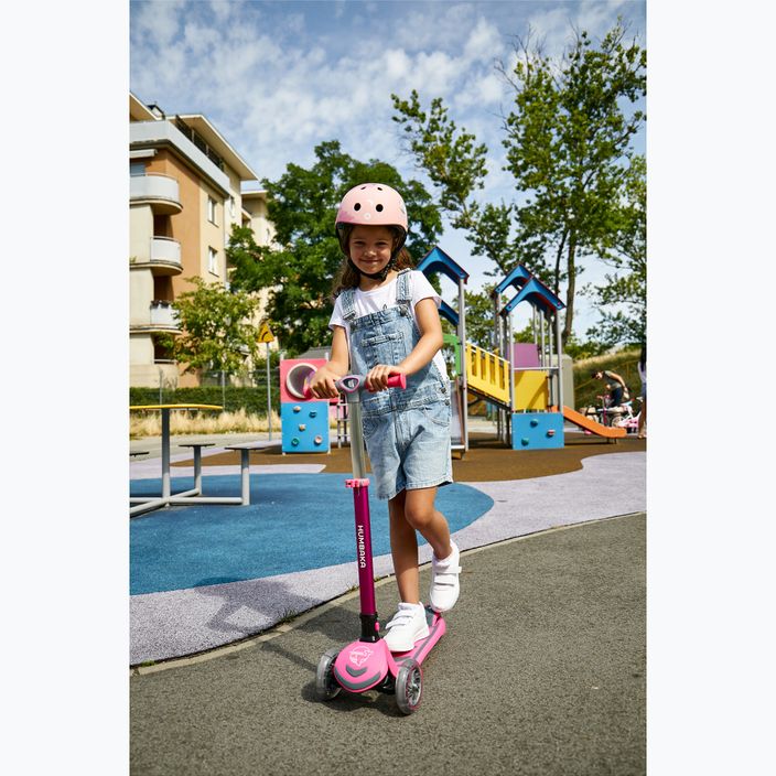 Детски триколесен скутер HUMBAKA Mini T розов HBK-S6T 17