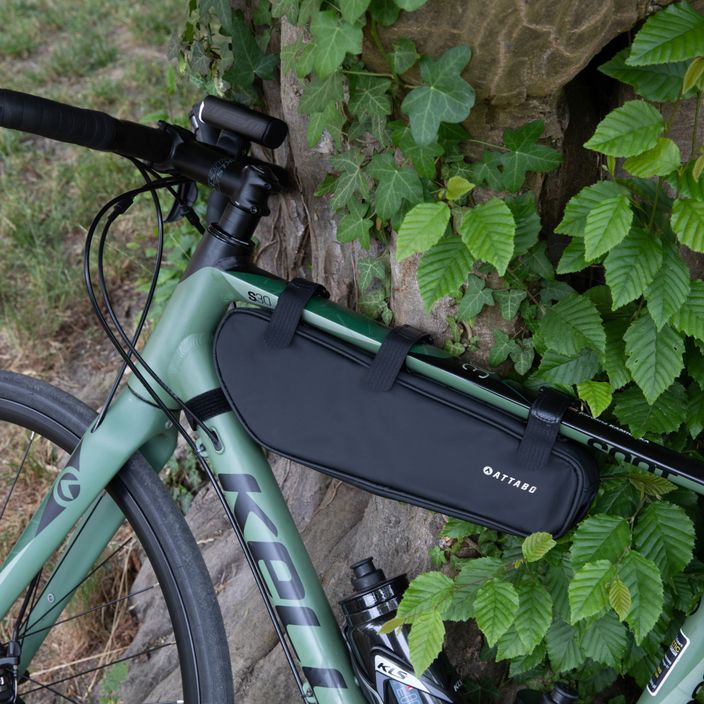 ATTABO 2.5L чанта за велосипедна рамка черна AFB-365 11