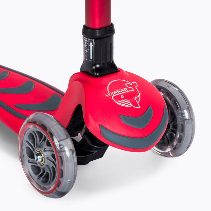 Детски триколесен скутер HUMBAKA Mini T червен HBK-S6T 9