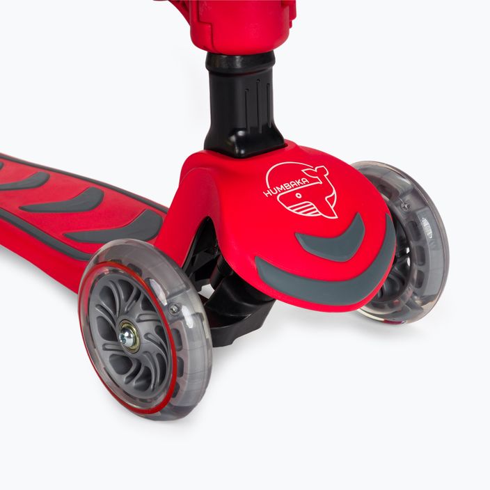 Детски триколесен скутер HUMBAKA Mini Y червен HBK-S6Y 10