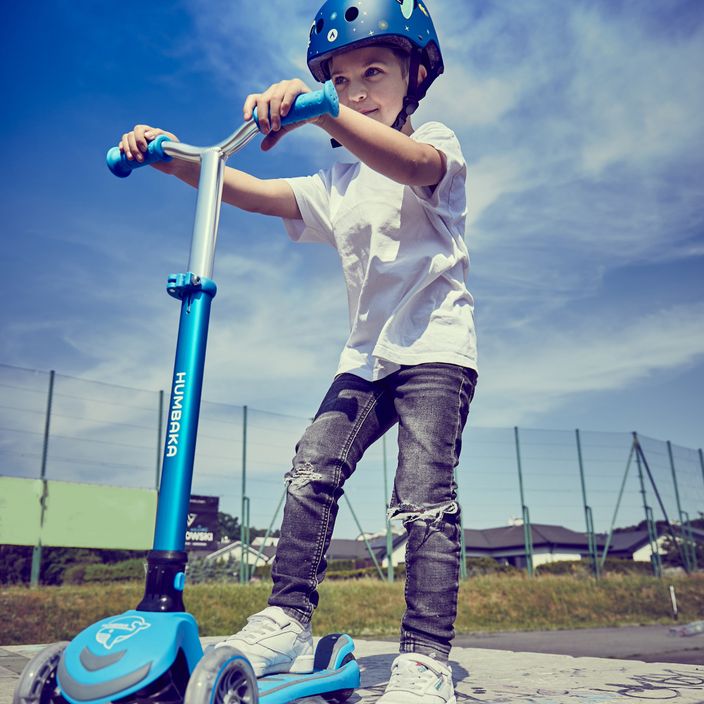 Детски триколесен скутер HUMBAKA Mini Y син HBK-S6Y 19