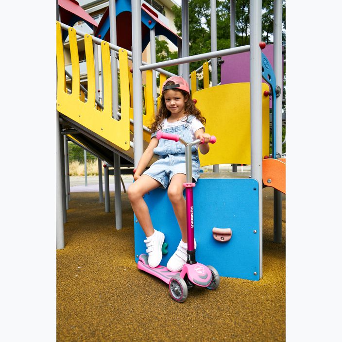 Детски триколесен скутер HUMBAKA Mini Y розов HBK-S6Y 18