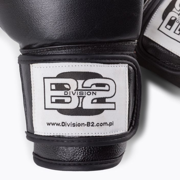 Боксови ръкавици Division B-2 черно-бели DIV-SG01 4