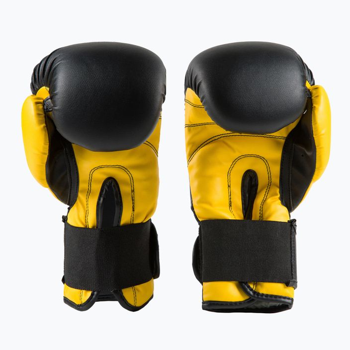 Боксови ръкавици Division B-2 черно-жълти DIV-TG01 3