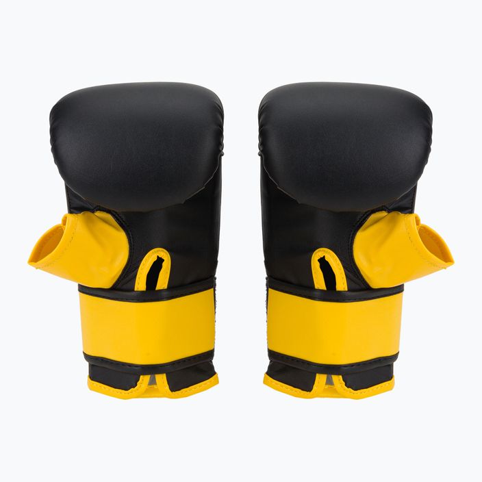 Боксови ръкавици Division B-2 черни/жълти DIV-BG03 2