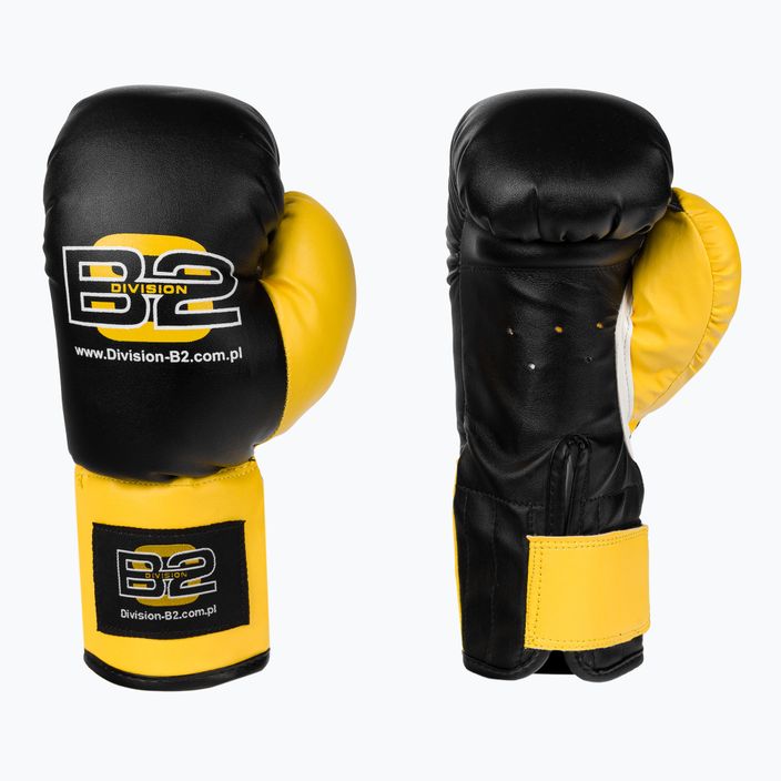 Детски боксов комплект Division B-2 7 кг чувал + 6oz боксови ръкавици черен DIV-JBS0002 5