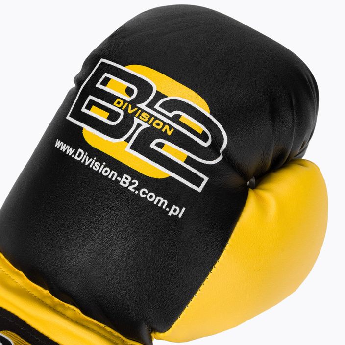 Детски боксов комплект Division B-2 7 кг чувал + 6oz боксови ръкавици черен DIV-JBS0002 7