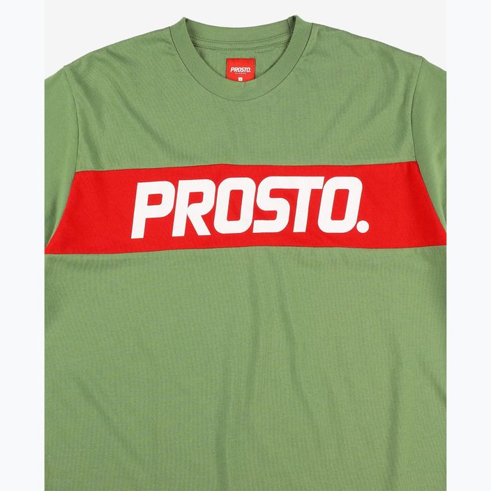 PROSTO Klassio зелена мъжка тениска 3