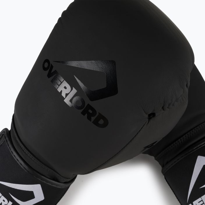 Черни боксови ръкавици Overlord Rage 100004-BK/10OZ 5