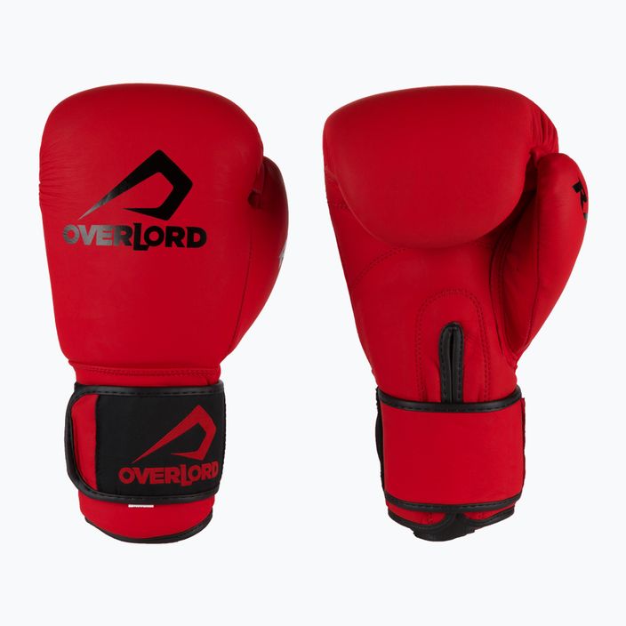 Overlord Rage червени боксови ръкавици 100004-R/10OZ 6