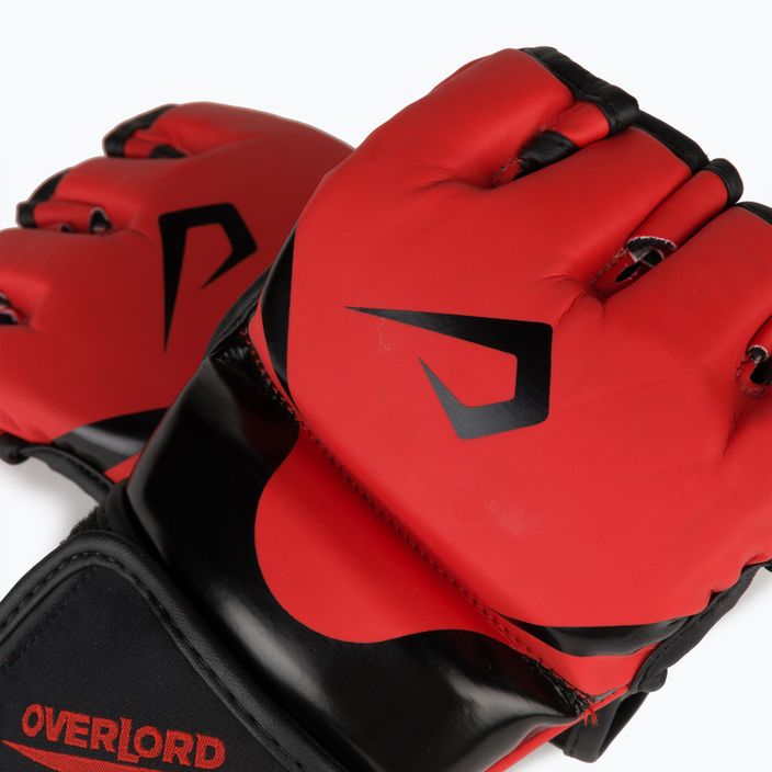 Overlord X-MMA граплинг ръкавици червени 101001-R/S 5