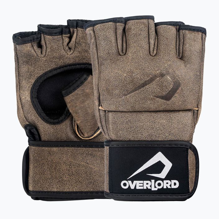 Overlord Old School MMA кафяви граплинг ръкавици 101002-BR/S 6