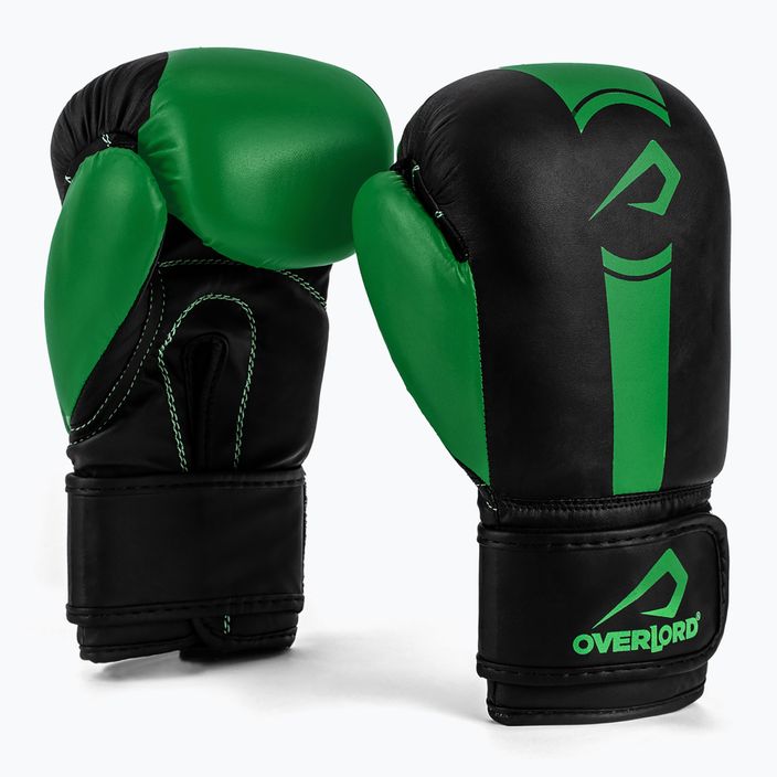 Overlord Ръкавици Boxer black-green 100003-GR 6