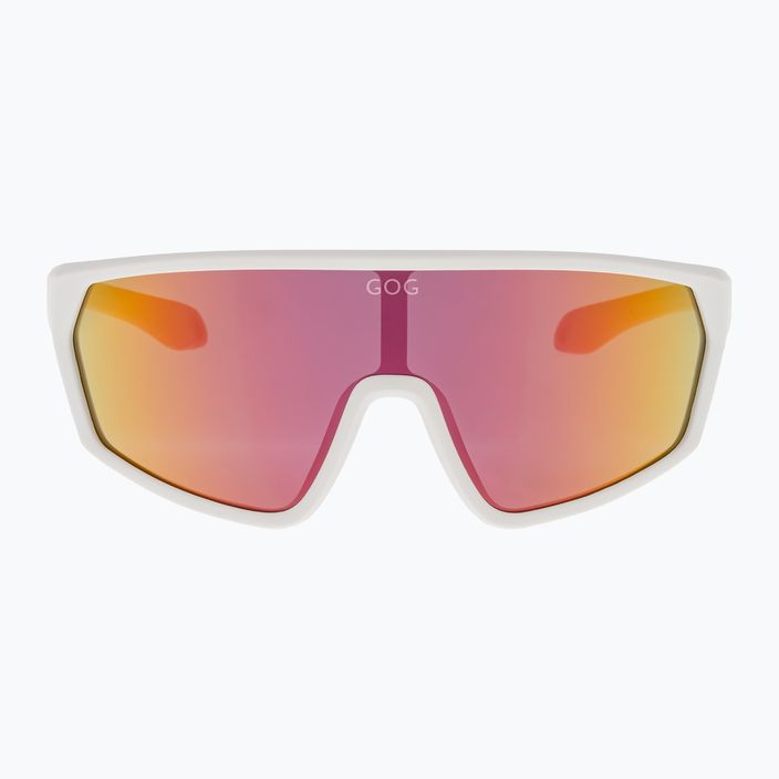 Детски слънчеви очила GOG Flint matt white/neon pink/polychromatic pink 2