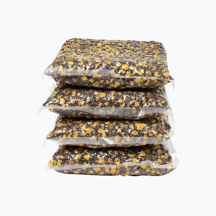 Carp Target зърнена смес царевица-тигрово орехче-конго-рубеола 25% + кофа 17 л 2