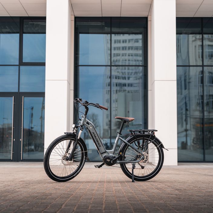 JOBOBIKE Lyon мъжки електрически велосипед 36V 14Ah 504Wh сив 2