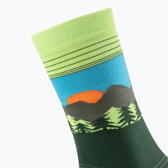 Alpinus Lavaredo зелени чорапи за трекинг 2