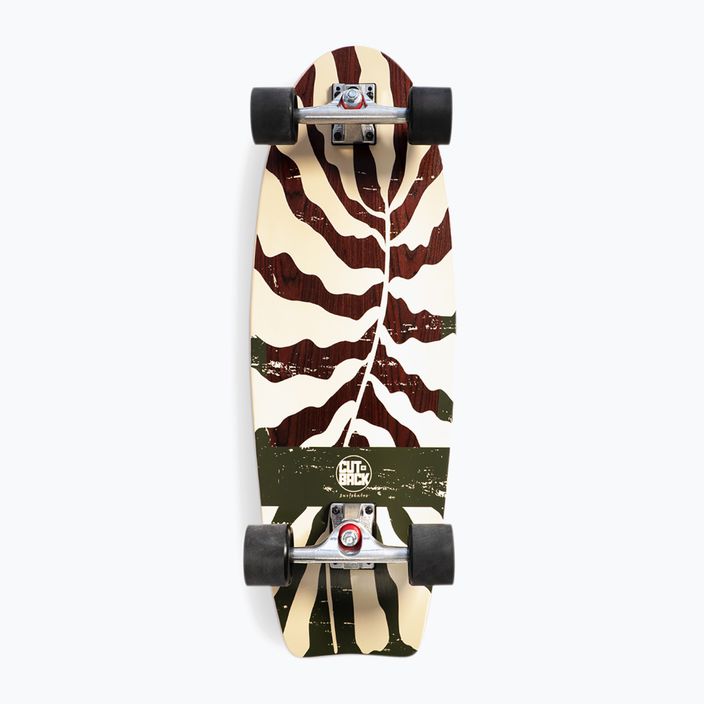 Cutback Palm 31" кафяв и бял сърф скейтборд CUT-SUR-PAL