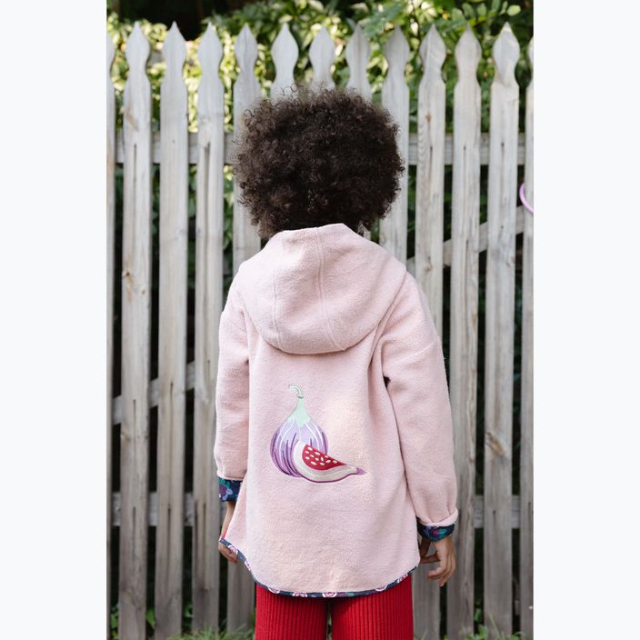 Детска поларена блуза KID STORY Teddy dusty pink 9