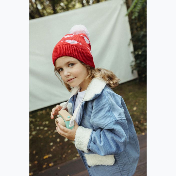 Детска зимна шапка KID STORY Merino sweet heart 5