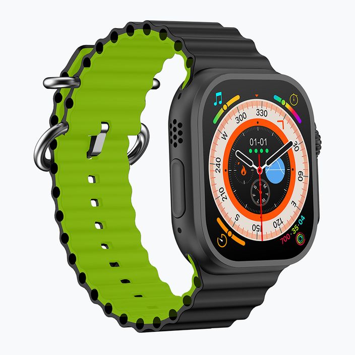 Media-Tech Fusion часовник черен/зелен 2