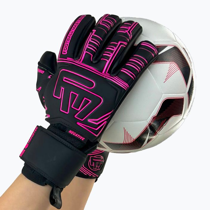 Детски вратарски ръкавици Football Masters Symbio NC pink 4