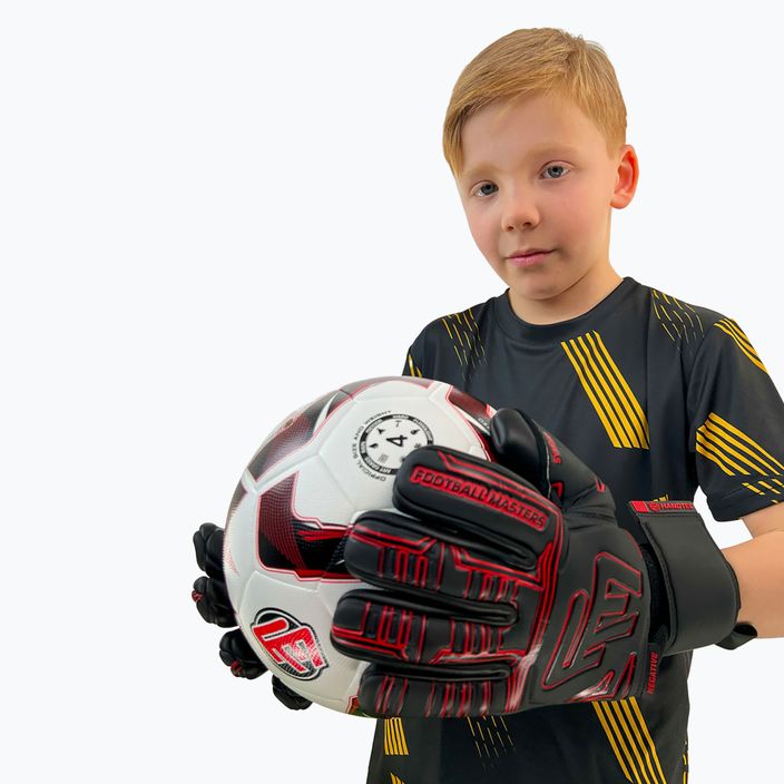 Football Masters Symbio NC червени детски вратарски ръкавици 5