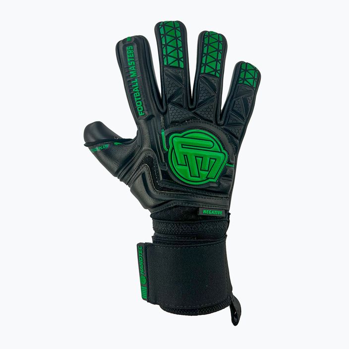 Вратарски ръкавици Football Masters Voltage Plus NC black/green