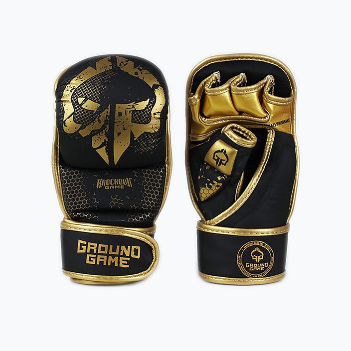 GroundGame MMA Cage Gold Спаринг ръкавици MMASPARGLOCGOL